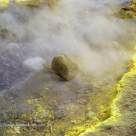 Fumarole nel cratere di Vulcano - Isole Eolie - Sicilia