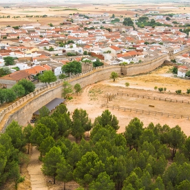 Un borgo nella regione della Mancia - Spagna